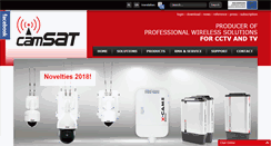 Desktop Screenshot of camsat-cctv.com